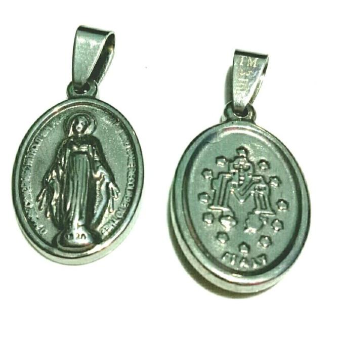 rosario medali wasiat titanium kecil