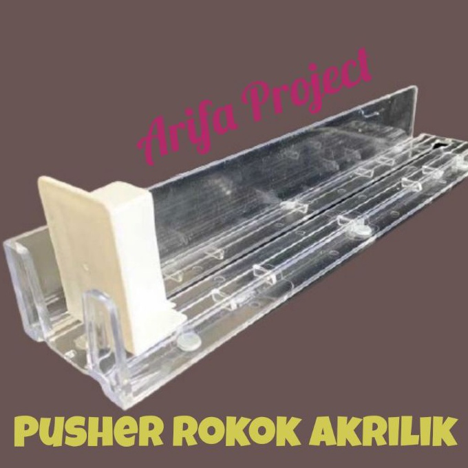 (E-➛14✯X&gt; Pusher Rokok Akrilik / Rak Rokok Akrilik /murah..