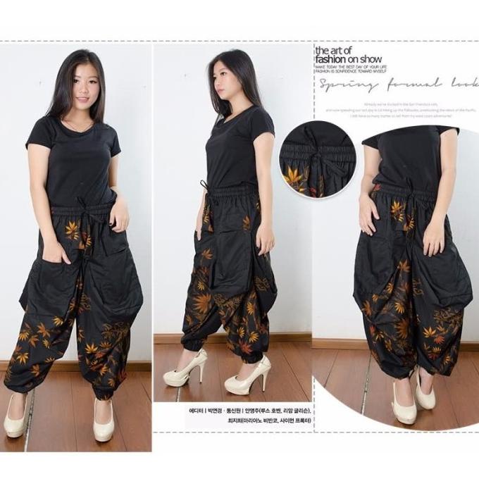 Gefrina Celana Aladin Pants Celana Panjang Long Pants Batik Terbaik