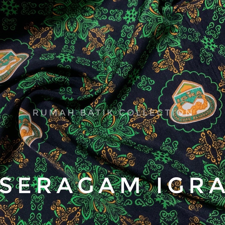 ☀JKL=@ Kain Seragam Guru RA // BATIK IGRA G-61