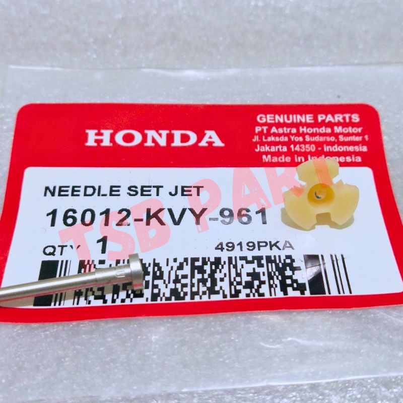 Jarum skep karbu karburator beat old lama 16012-KVY-961 asli original