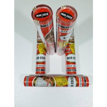 Shuttlecock-Bulu Tangkis Indocock Merah Asli Original