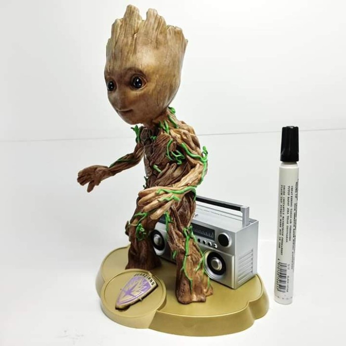 DISKON SPESIAL GROOT HAOCAITOY MAINAN ACTION FIGURE BABY GROOT GROOT TAPE GUARDIAN OF TERMURAH