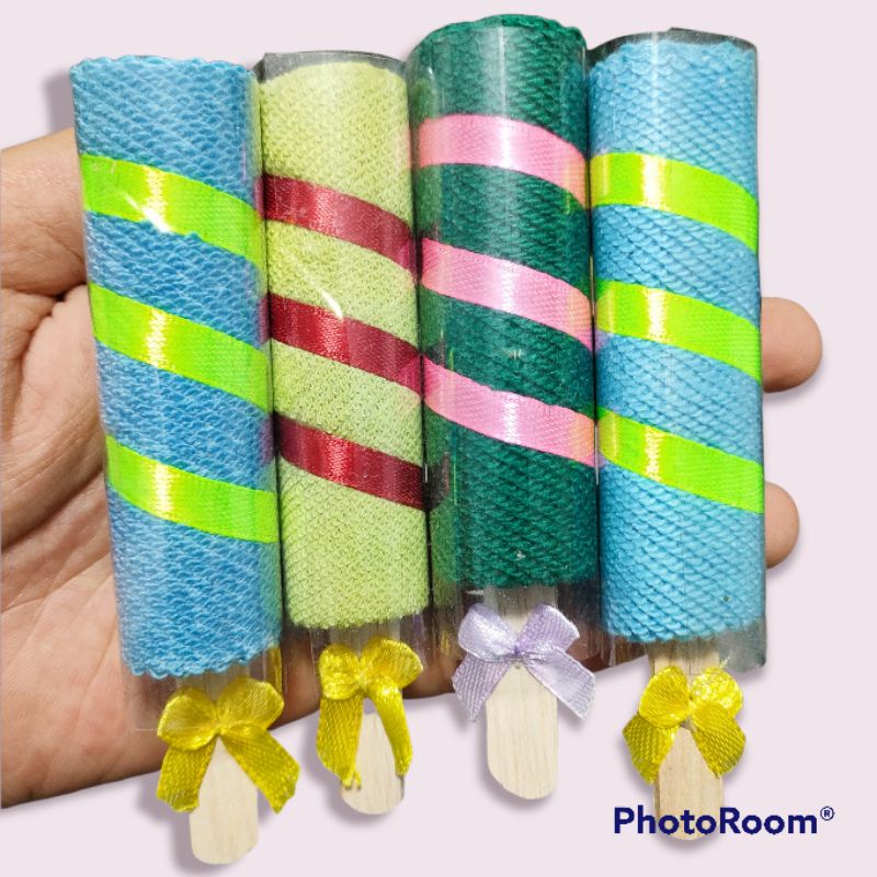 Isi 100 Pcs Souvenir Pernikahan Saputangan Es Potong Souvenir Pernikahan Unik Souvenir Nikah Lucu