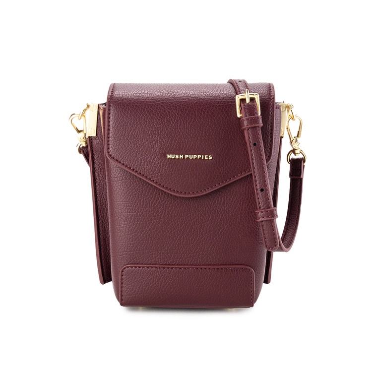 Tas Selempang Hush Puppies Original Wanita Slempang 2 kompartemen utama Undangan 100% Ori Terlaris K