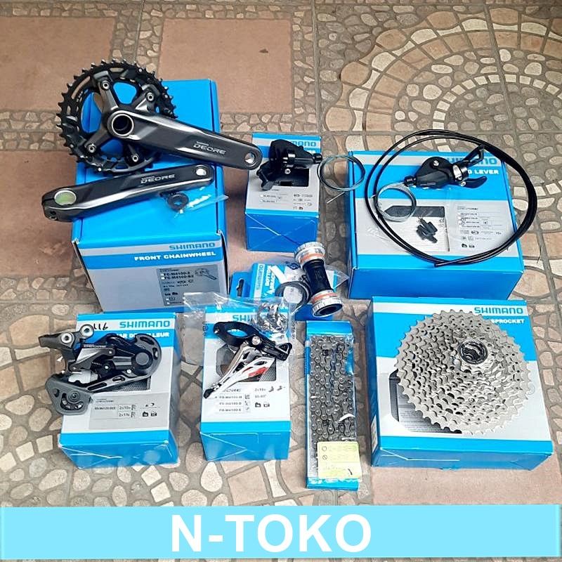 MINI GRUPSET SHIMANO DEORE 10speed Sepeda Sparepart Termurah