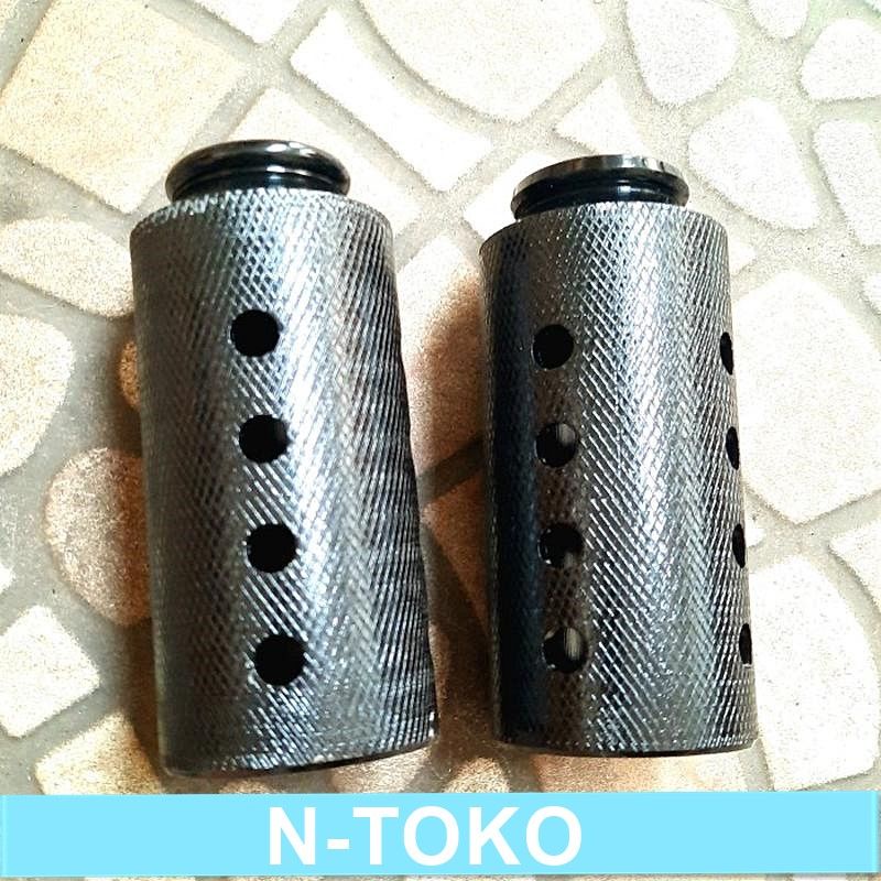 JALU PEGS BMX ALLOY BLACK ukuran drat 13mm MUR 19 Sepeda Sparepart Termurah