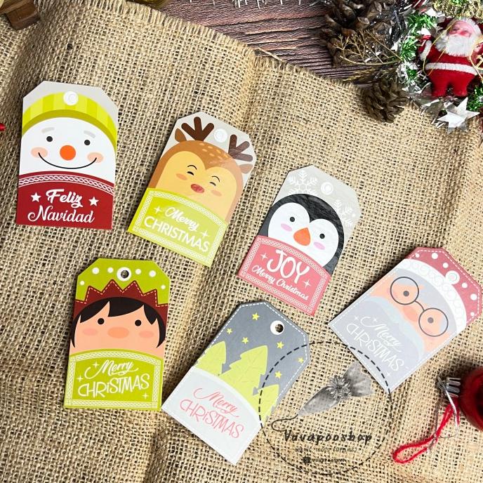 

hanya disini] Hang Tag Natal 12pcs selusin Hangtag Label Natal Label Natal Christmas
