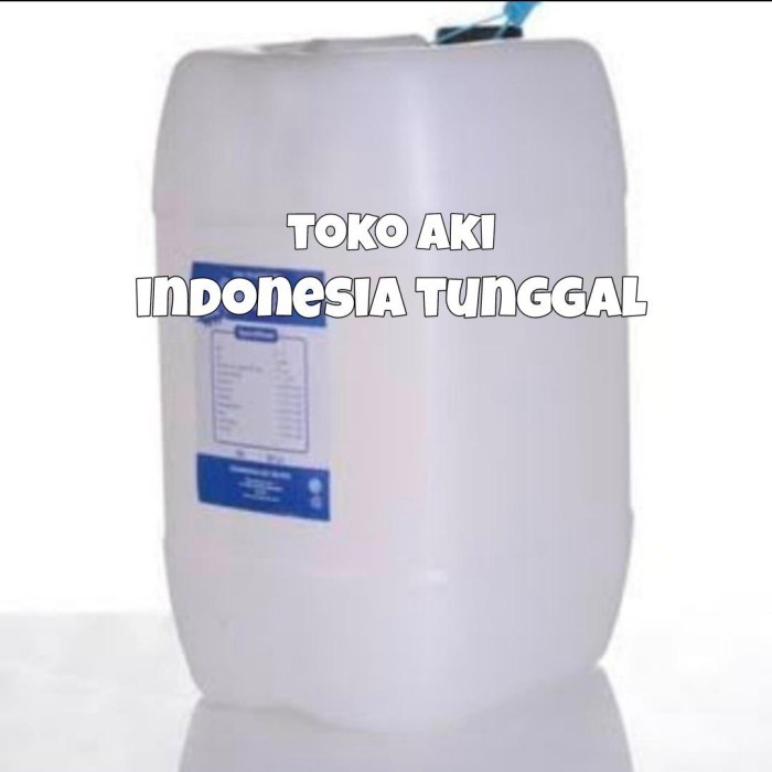 TERMURAH AIR AKI ACCU JERIGEN 20 LITER /CHARGER AKI/ALAT TEASTER AKI/CONVERTER LISTRIK MOBIL