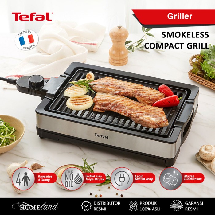 Terlaris Tefal Smokeless Compact Grill