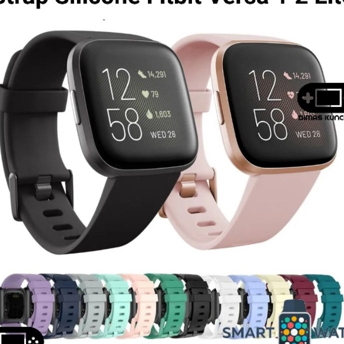 (O2G/♫) Strap Silicone Fitbit Versa 1 2 Lite Silikon Silicon Tali Jam Tangan Smartwatch / paaling.la