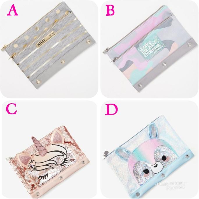 

TER-UPDATE JUSTICE PENCIL CASE - TEMPAT PENSIL JUSTICE #ORIGINAL