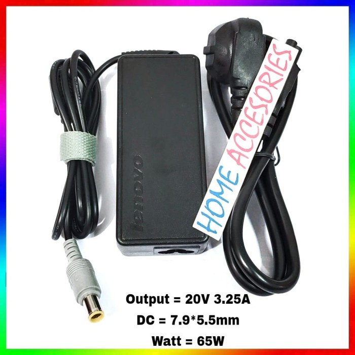 Ac Adapter Charger Lenovo T410 T420 T430 X220 20V 3.25A 7.9*5.5Mm 65W