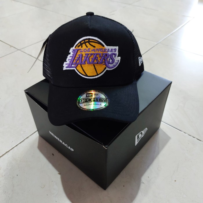 Topi New Era 9Forty LA Lakers Original Terbaru Include Box