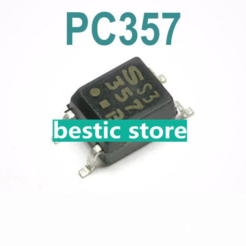 ✅&amp;10PCS PC357 PC357C/B/A original imported optocoupler chip SOP4 transistor output coupler has good quality SOP-4