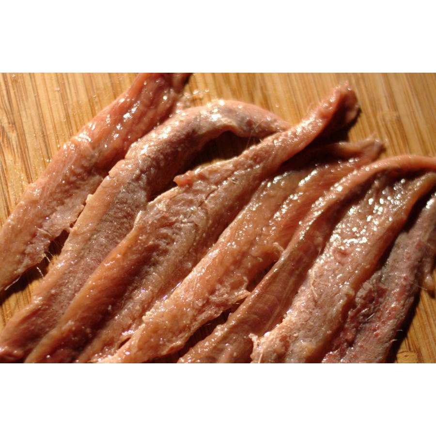 

PUCCI Anchovy Anchovies Fillets in Oil / Ikan Teri Filet (Botol Kaca 700gr)