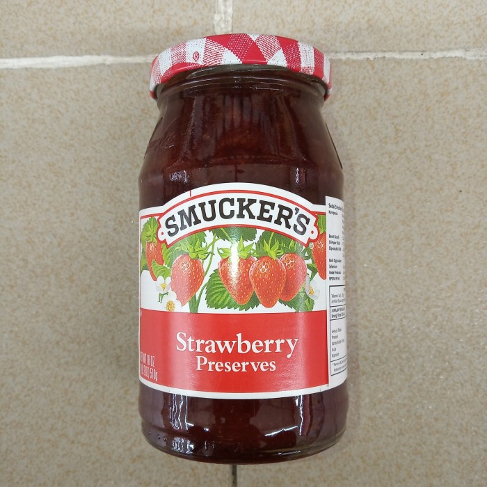 

SMUCKERS STRAWBERRY 510GR SELAI JAM
