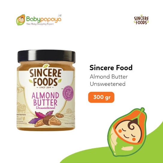 

SINCERE FOOD Almond Butter Unsweetened 300gr