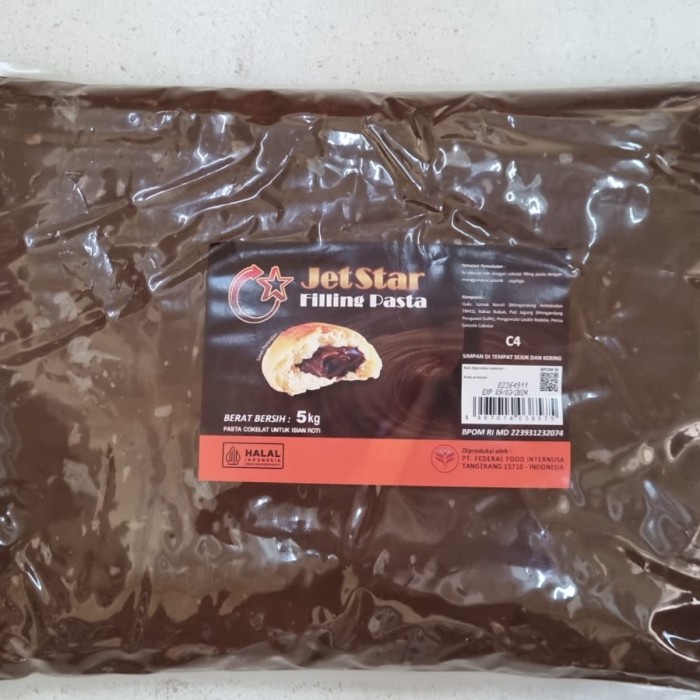 

Jetstar Dunia Saus Selai Cokelat Filling Paste 5kg