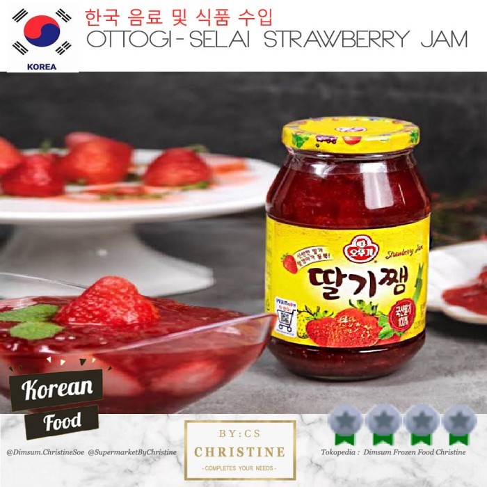 

OTTOGI STRAWBERRY JAM SELAI STRAWBERRY 500 GR