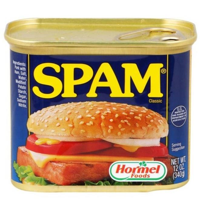 

:=:=:=:=] Hormel Foods Spam 340gr / Olahan Daging Babi Impor USA