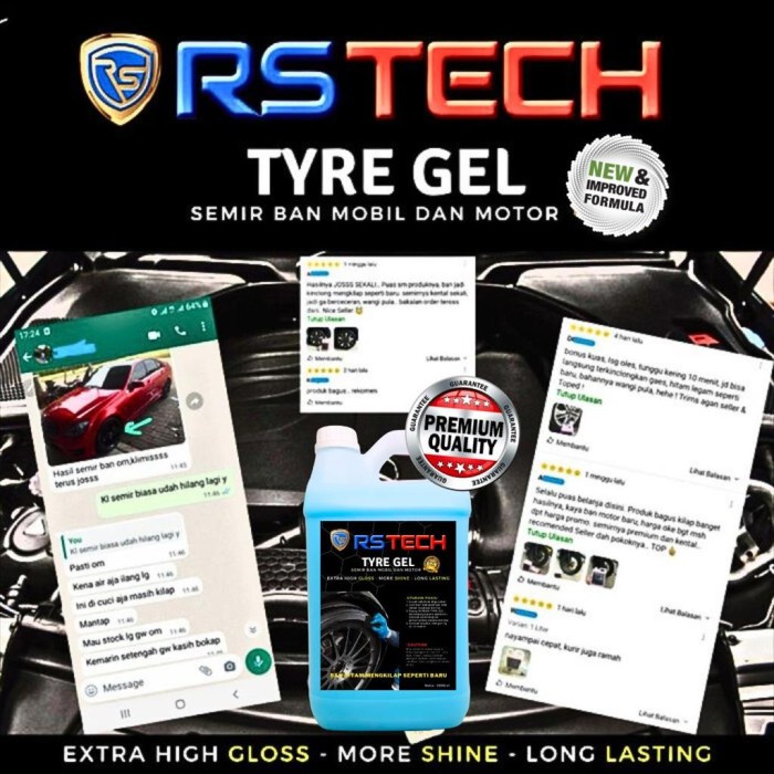 Tire Polish Semir Penghitam Ban Mobil Body Motor Pengkilap no kit best