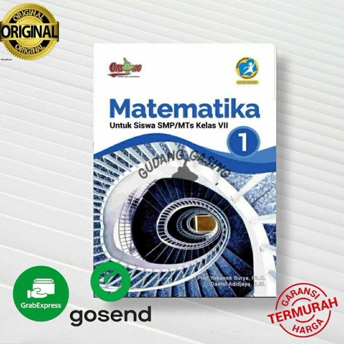 HOT SALE!!! BUKU MATEMATIKA GASING SMP KELAS 1,2,3 K13 BY PROF YOHANES SURYA TERMURAH