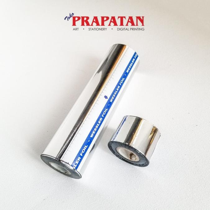 

Foil Silver Roll (Prada Silver / Silver Prada) Besar