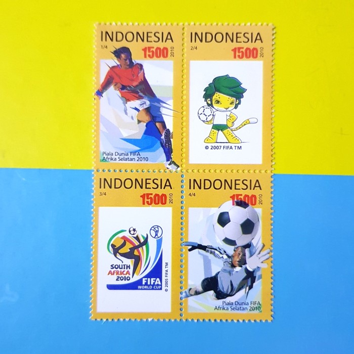 

Bestseller Prangko/Perangko Indonesia. "Fifa World Cup South Africa 2010