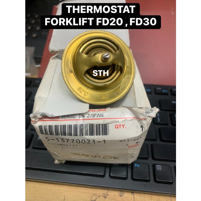 Thermostat Forklift Tcm Fd 20, Fd 30 Engine Isuzu C240 Pkg, 240 Pkj Kode Ah216