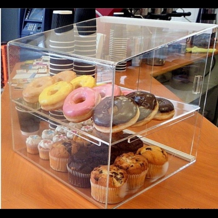 Terlaris Acrylic Showcase Roti / Display Pajangan