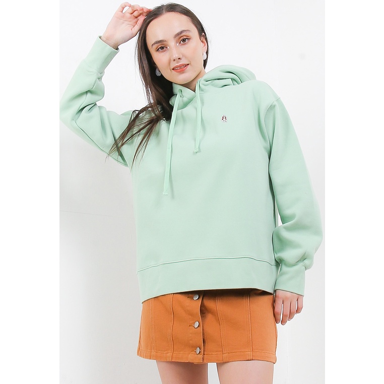 Hoodie Hush Puppies Original Wanita Hodiie Warna Sage Party Ori Mewah Suzy 4 Oversized Sweatshirt Wo