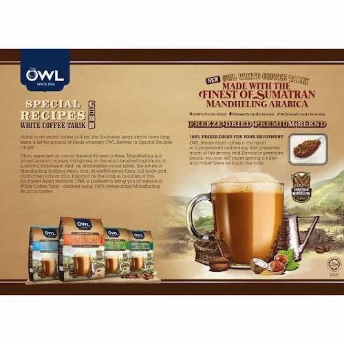 

Owl White Coffee Tarik 3 In 1 15 Pc Coconut Sugar Rasa Kelapa Halal