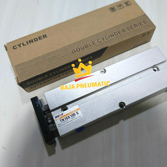 Cylinder Pneumatic Twin Rod / Double Rod Tn 16X100 Persamaan Cxsm Bestseller Pneumatic