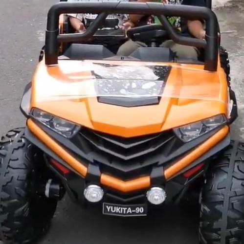 Mobil Aki Anak Jeep Yukita 90 Monster