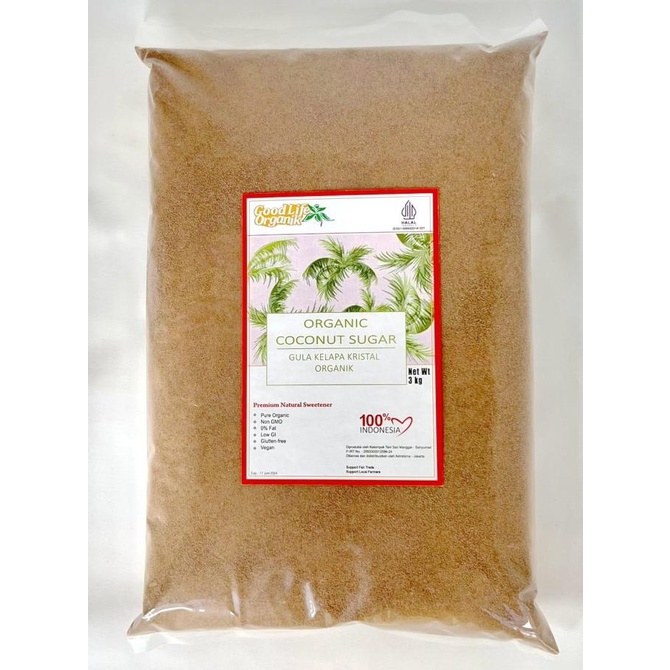 

Gula Kelapa Organik 3 Kg harga distributor - Organic Coconut Sugar