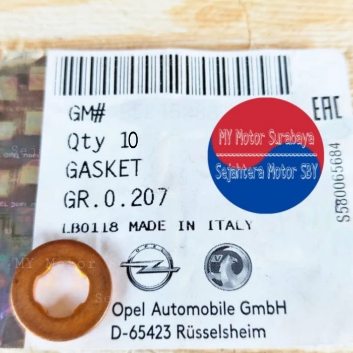 SEAL ORING INJECTOR CHEVROLET SPIN DIESEL 1300 CC TERMURAH