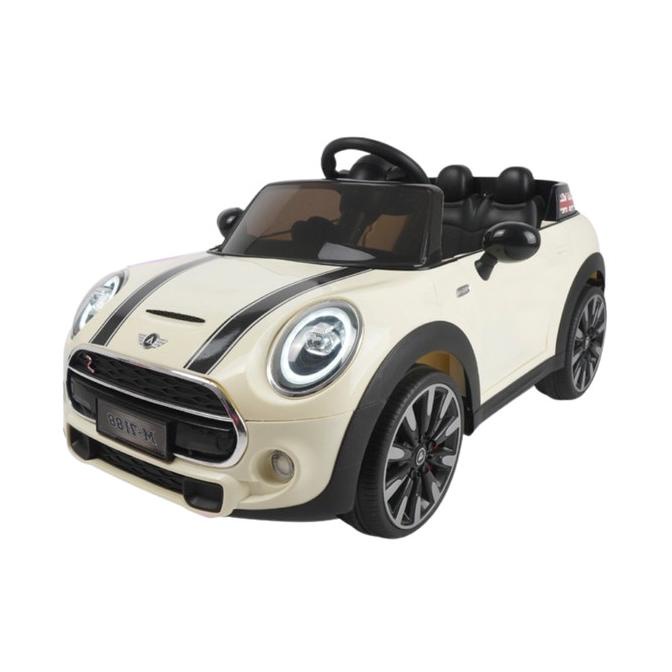 Mainan Mobil Aki Anak Mini Cooper Remote Control Bluetooth Mp3 Musik L