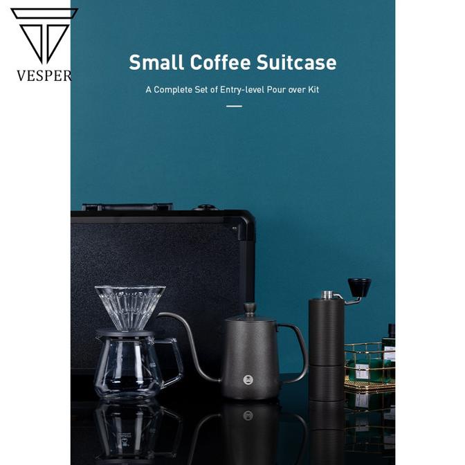 New timemore small C3 coffee suitcase koper set alat kopi manual brew