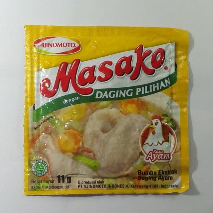 

masako ayam dan sapi pos sayur palembang