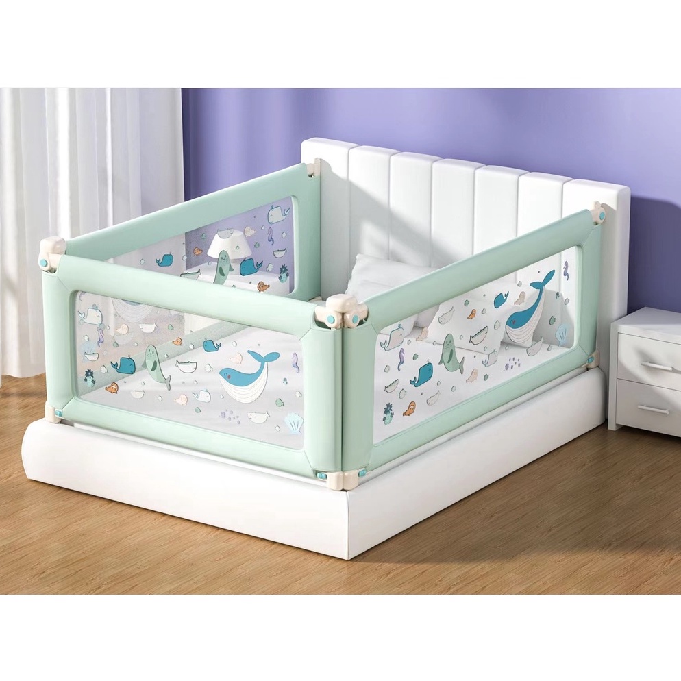 [Art. E67L] Pagar Bayi Anak Pengaman Pembatas Kasur Tempat Tidur Ranjang Bayi Safety Fence Baby Bed Guard Rail