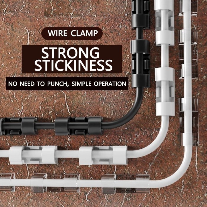 

KLEM KABEL KLIP KABEL WIRE HOSE CLAMP ISI 20 PIECES DENGAN PEREKAT