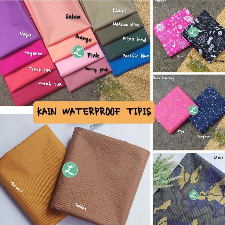 ✨STAR✨ PROMO BAHAN INNER TAS / FURING WATERPROOF / BAHAN SHOPPING BAG / SABET WATERPROOF / CORDURA O