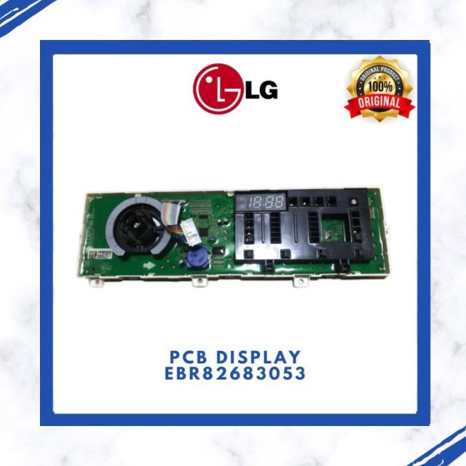 '+'+'+'+] PCB MODUL DISPLAY MESIN CUCI LG EBR82683053 FM1208N3W ORIGINAL