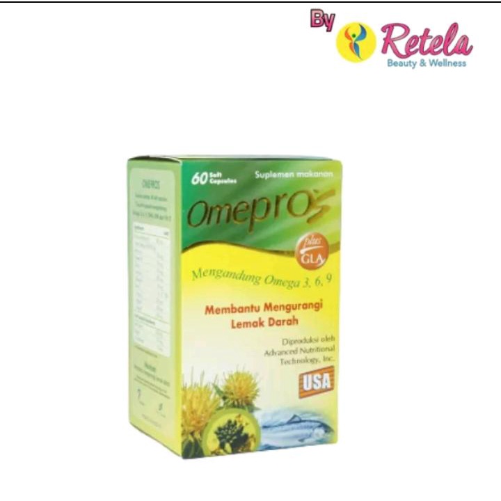 Omepros 1 Botol isi 60 Soft Capsul/ Minyak Ikan
