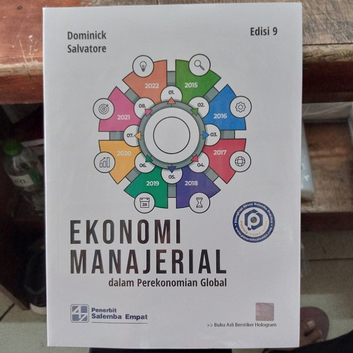 

buku Original... Ekonomi Manajerial edisi 9 - Dominick Salvatore