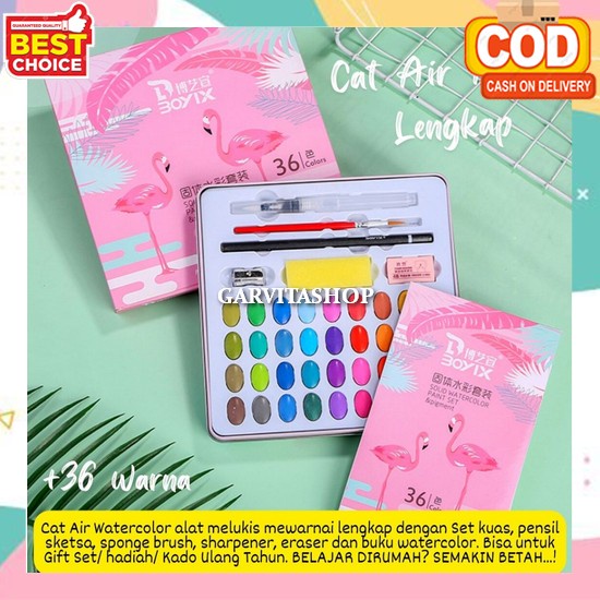 

Watercolour Painting Murah Dan Bagus Non Toxic Tidak Beracun Water Color Set Watercolor Set Art Cat Lukis Kanvas Cat Air Lukis Lengkap Padat Cair Lengkap Semua Warna Cat Air Anak Set Lengkap Cat Air Anak Set Lengkap Kuas Lukis Watercolor Painting Kit 36