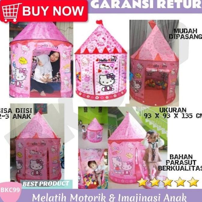 A22 Mainan Tenda Anak Rumah Rumahan Kemah Kemahan Anak Perempuan Cewek Githaabe