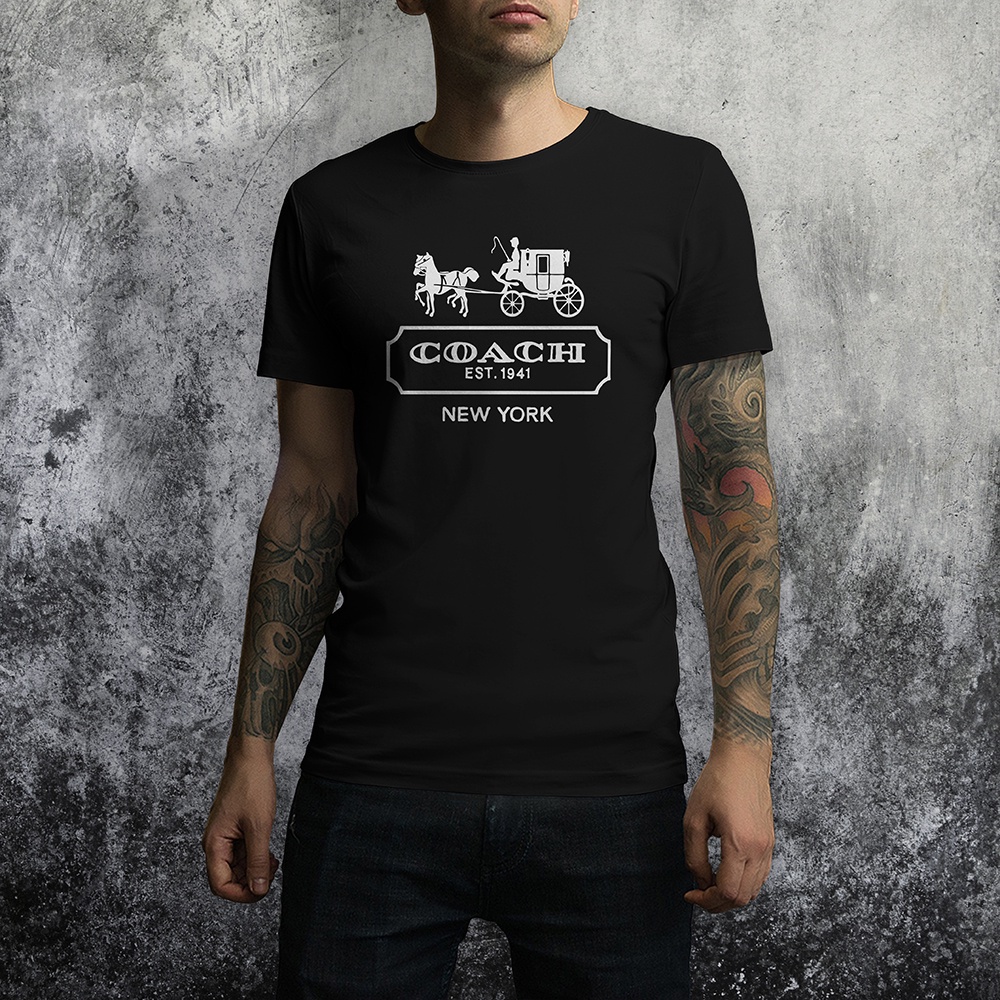 Baju Kaos Coach Logo T-shirt 2