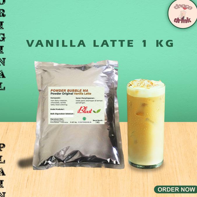 

Powder Plain/Bubuk Minuman Vanilla Late 1kg/ Plain Original 1kg